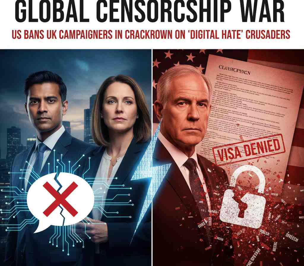 The 'Global Censorship' Row: Why the US Just Banned Two British Campaigners
